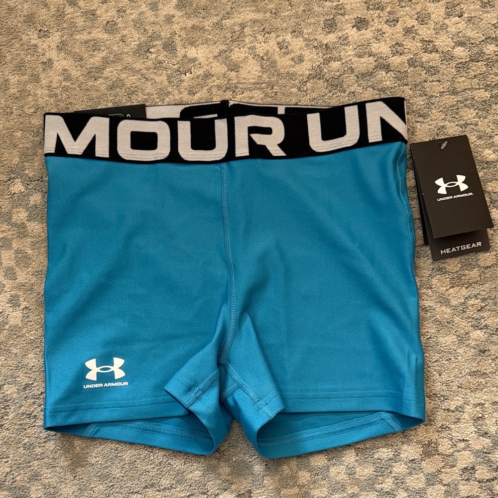 Under Armour Women's Teal Compression Shorts